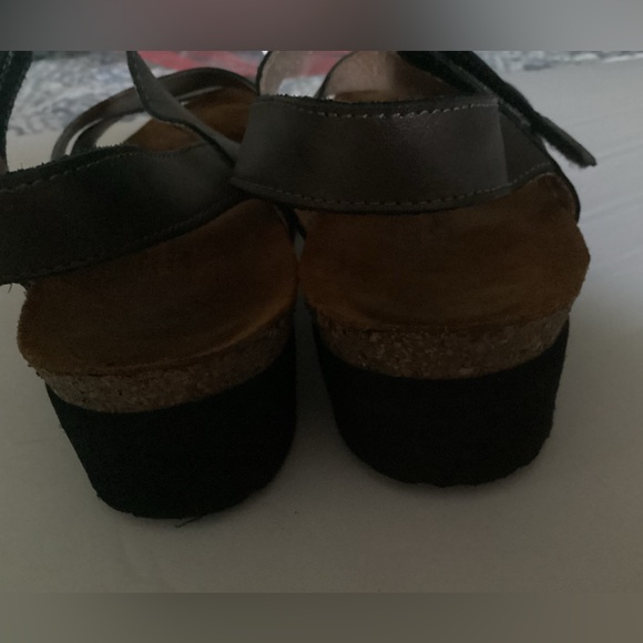 Naot Elegant Kayla Strappy Cork Sandals In Buffalo Leather Size 40 - Picture 10 of 10